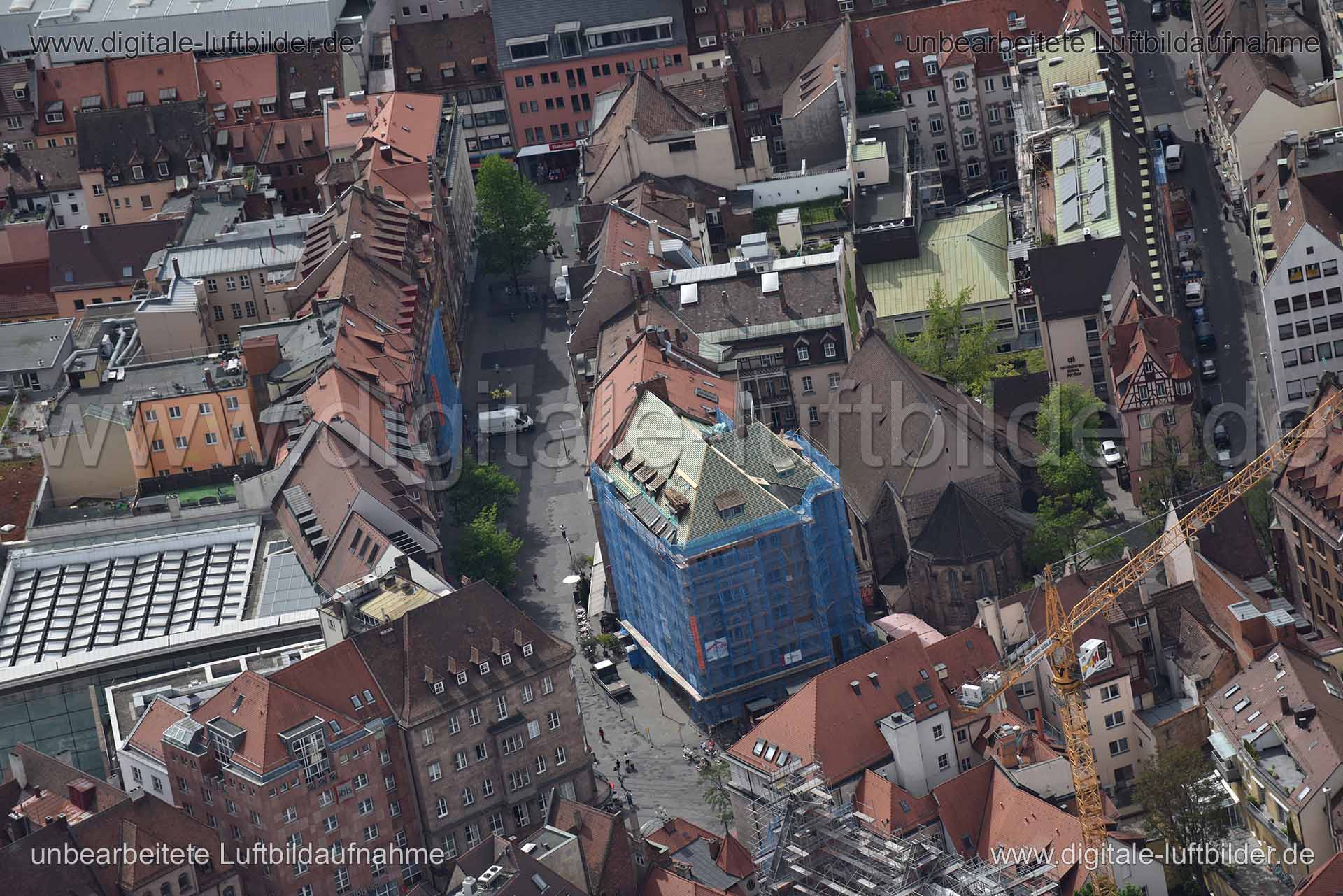 Luftaufnahme Königstraße in Nürnberg | Mittelfranken, Bayern