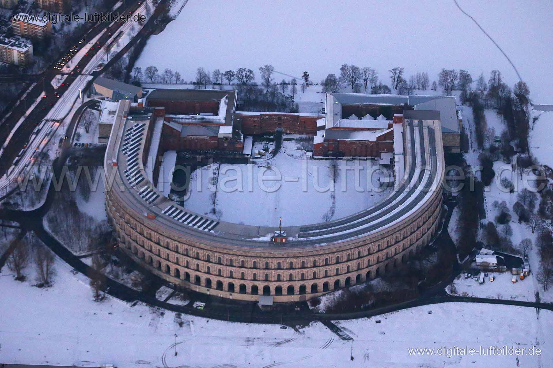 Luftaufnahme Kongresshalle in Nürnberg | Mittelfranken, Bayern