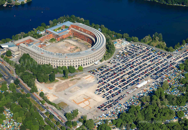 Luftaufnahme Kongresshalle in Nürnberg | Mittelfranken, Bayern