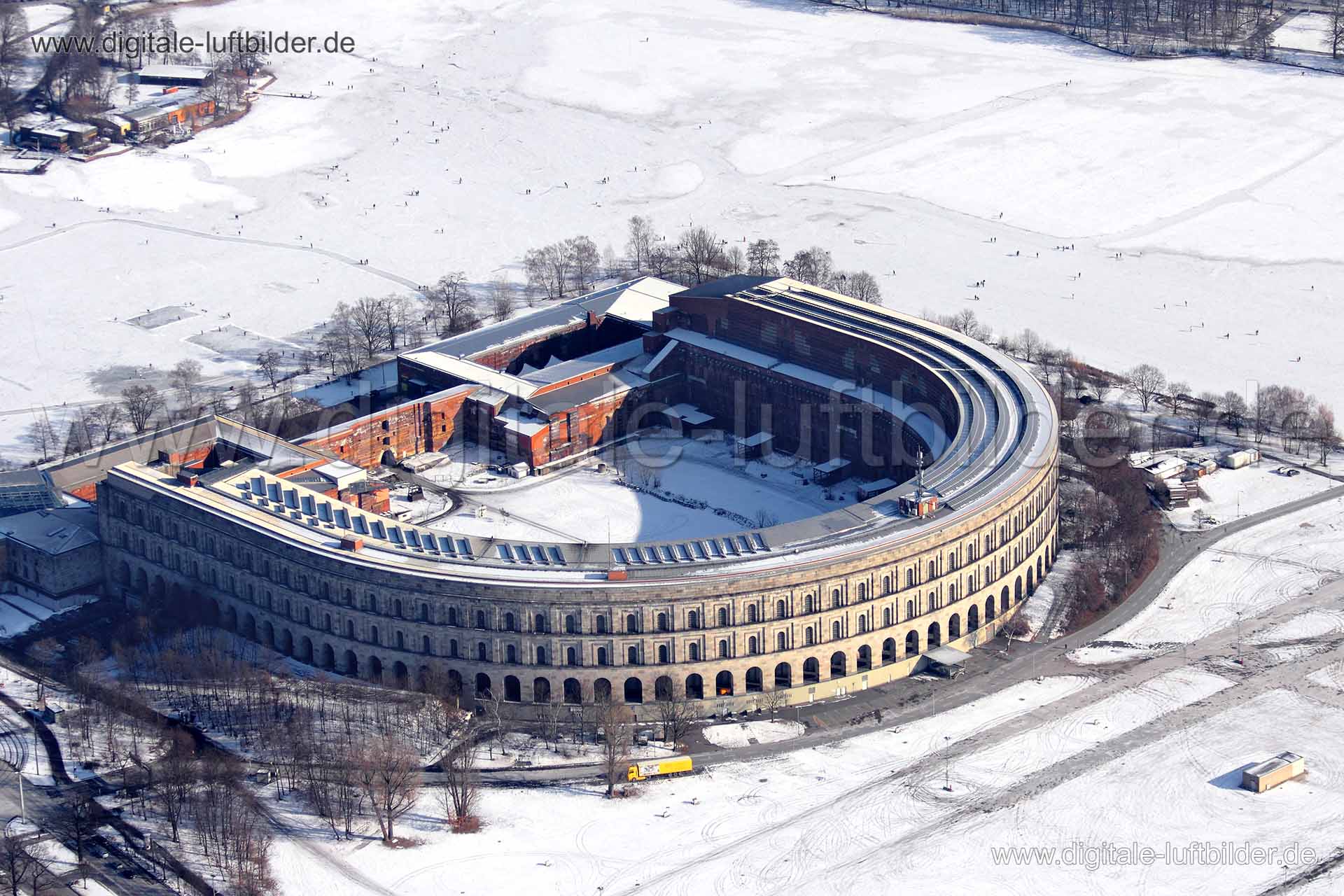 Luftaufnahme Kongresshalle in Nürnberg | Mittelfranken, Bayern