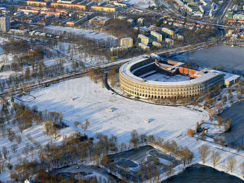 Luftaufnahme Kongresshalle in Nürnberg | Mittelfranken, Bayern