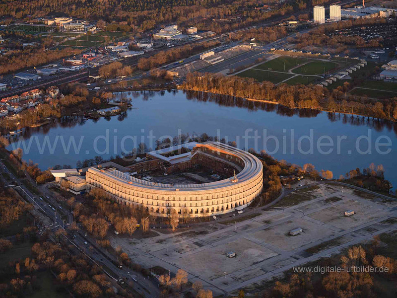 Luftaufnahme Kongresshalle in Nürnberg | Mittelfranken, Bayern