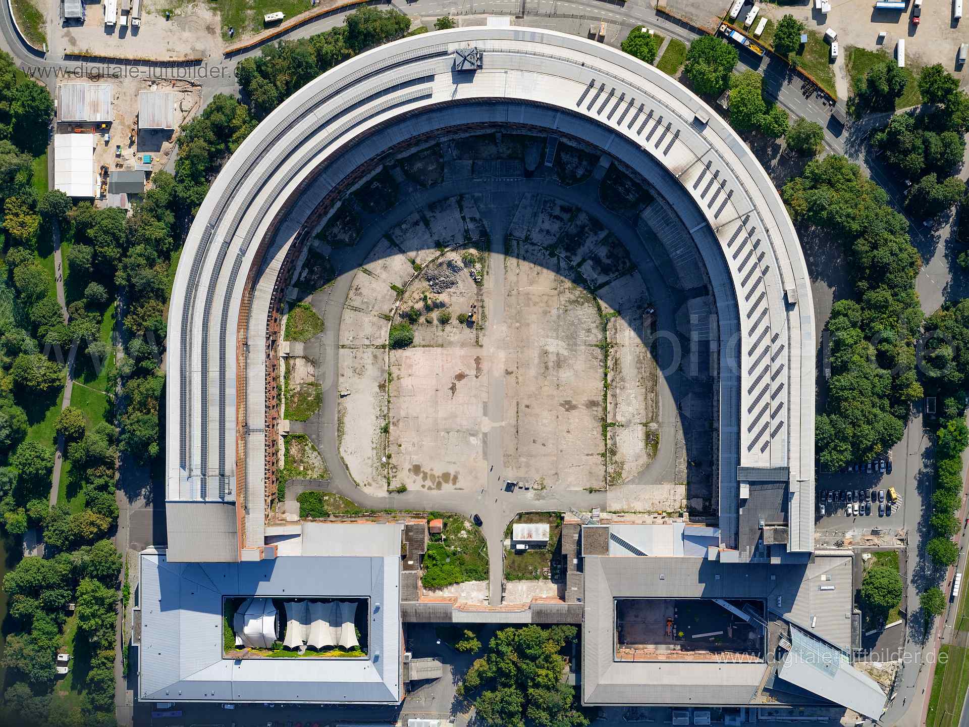Luftaufnahme Kongresshalle in Nürnberg | Mittelfranken, Bayern