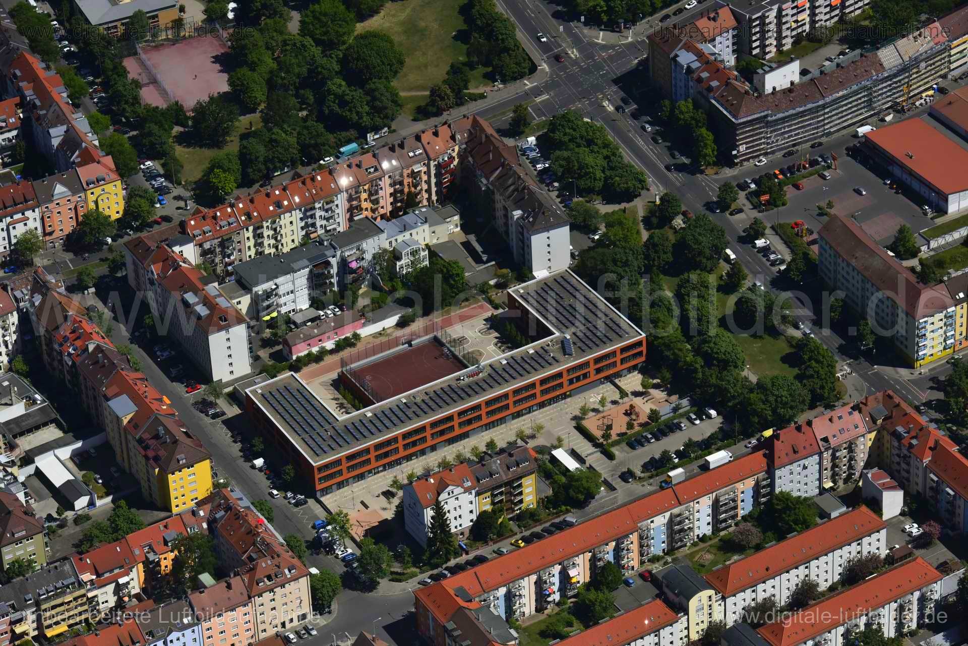Luftaufnahme Kopernikusschule in Nürnberg | Mittelfranken, Bayern