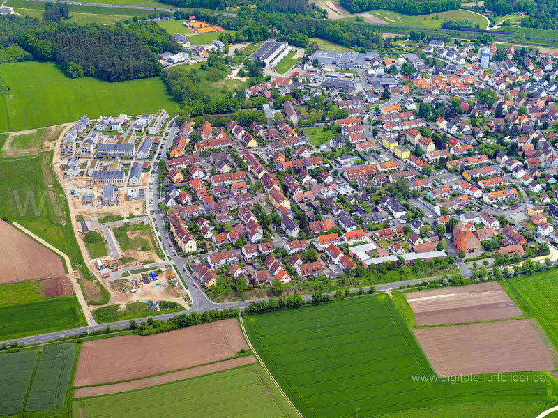 Luftaufnahme Kornburg in Nürnberg | Mittelfranken, Bayern