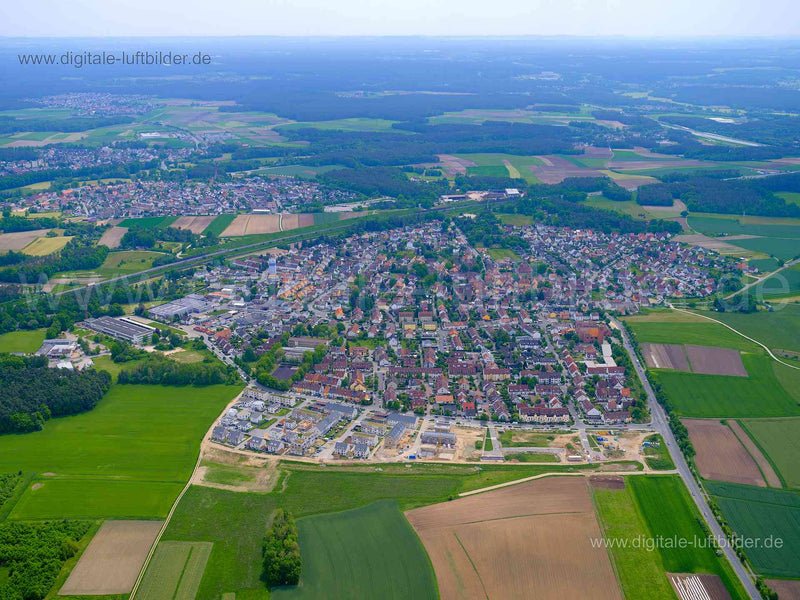 Luftaufnahme Kornburg in Nürnberg | Mittelfranken, Bayern