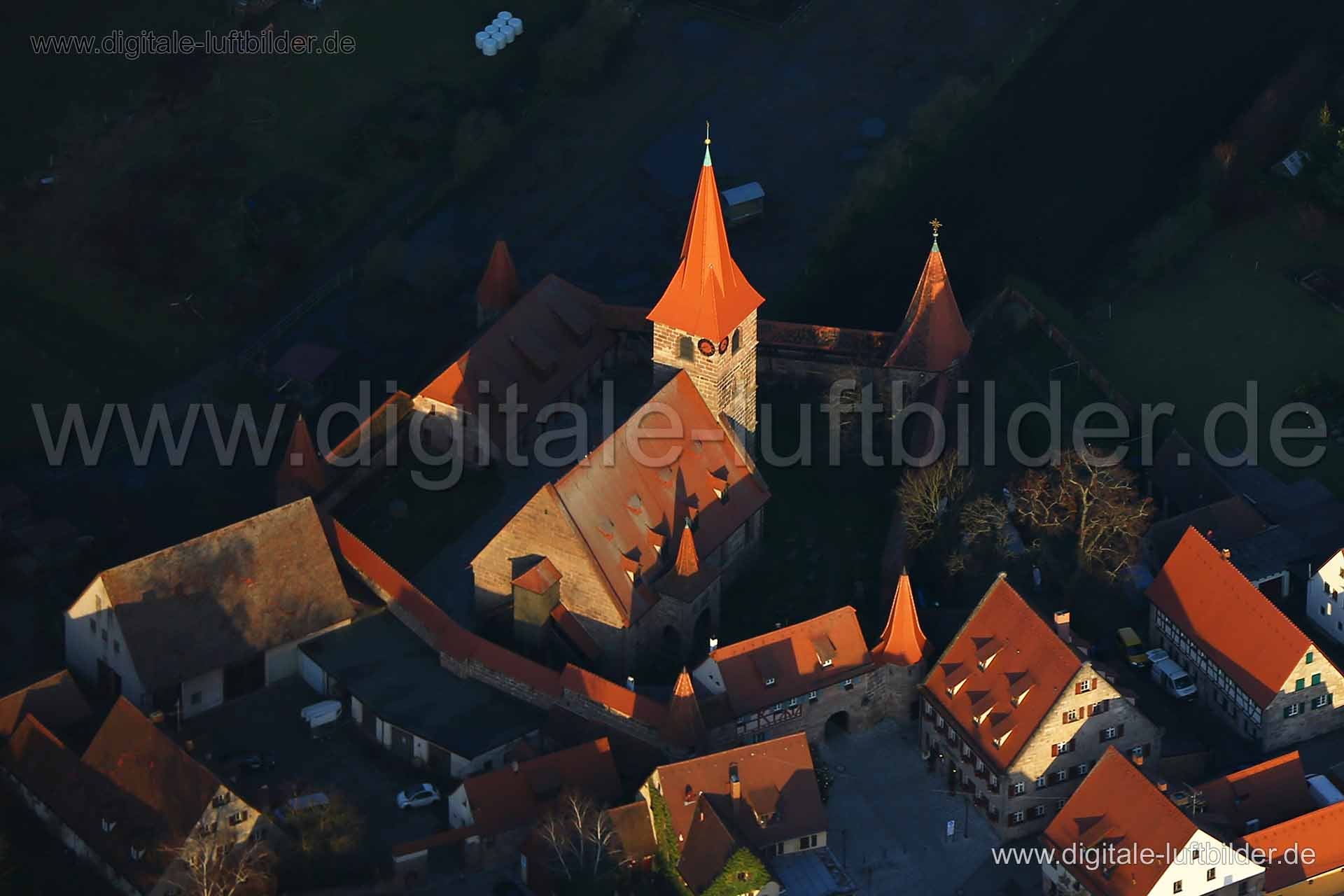 Luftaufnahme Kraftshof in Nürnberg | Mittelfranken, Bayern