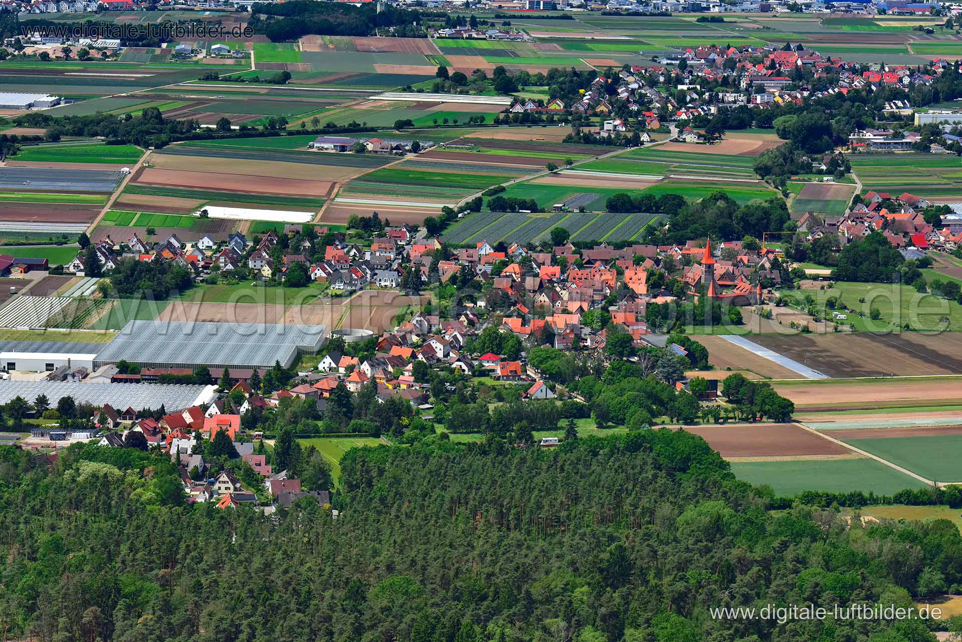 Luftaufnahme Kraftshof in Nürnberg | Mittelfranken, Bayern