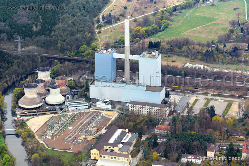 Luftaufnahme Kraftwerk Gebersdorf in Nürnberg | Mittelfranken, Bayern