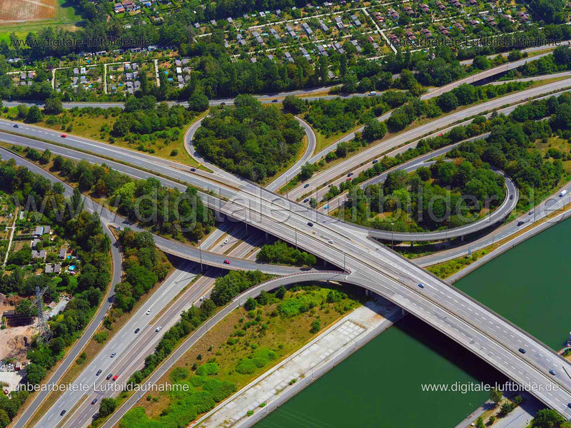 Luftaufnahme Kreuz Nürnberg-Hafen in Nürnberg | Mittelfranken, Bayern