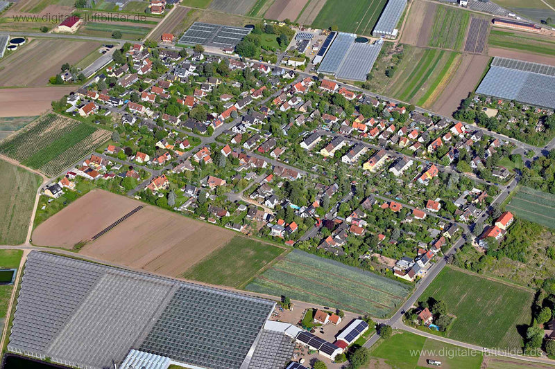 Luftaufnahme Kriegsopfersiedlung in Nürnberg | Mittelfranken, Bayern