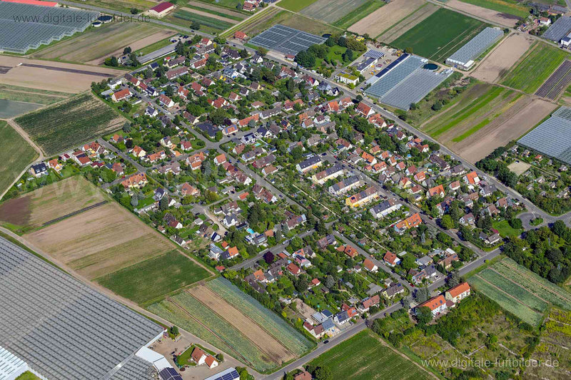 Luftaufnahme Kriegsopfersiedlung in Nürnberg | Mittelfranken, Bayern