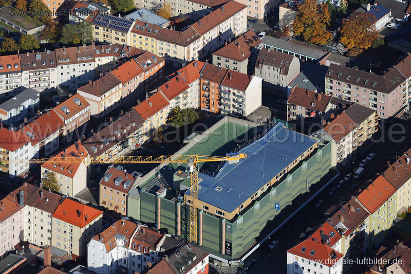 Luftaufnahme Landgrabenstraße in Nürnberg | Mittelfranken, Bayern