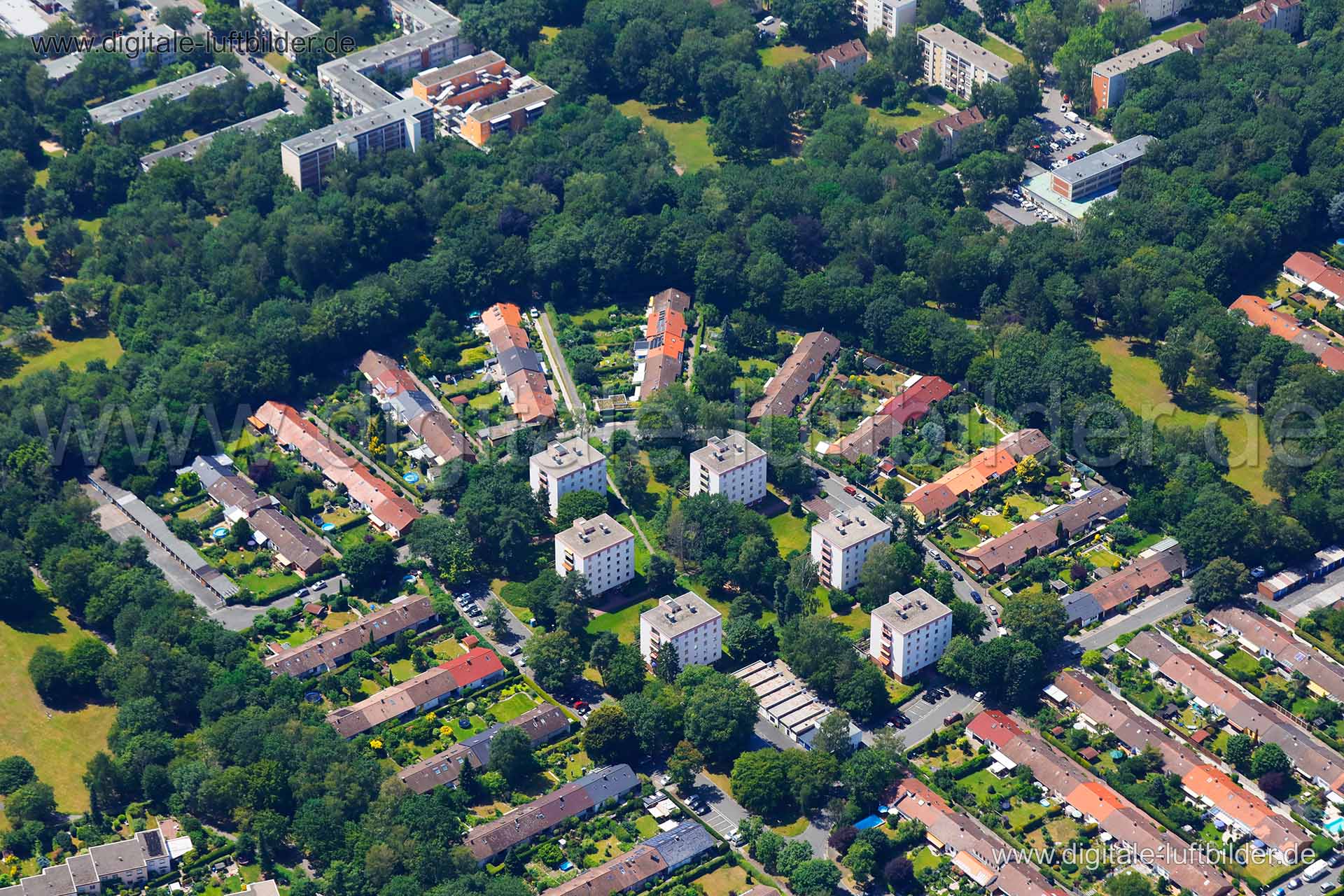 Luftaufnahme Langwasser in Nürnberg | Mittelfranken, Bayern