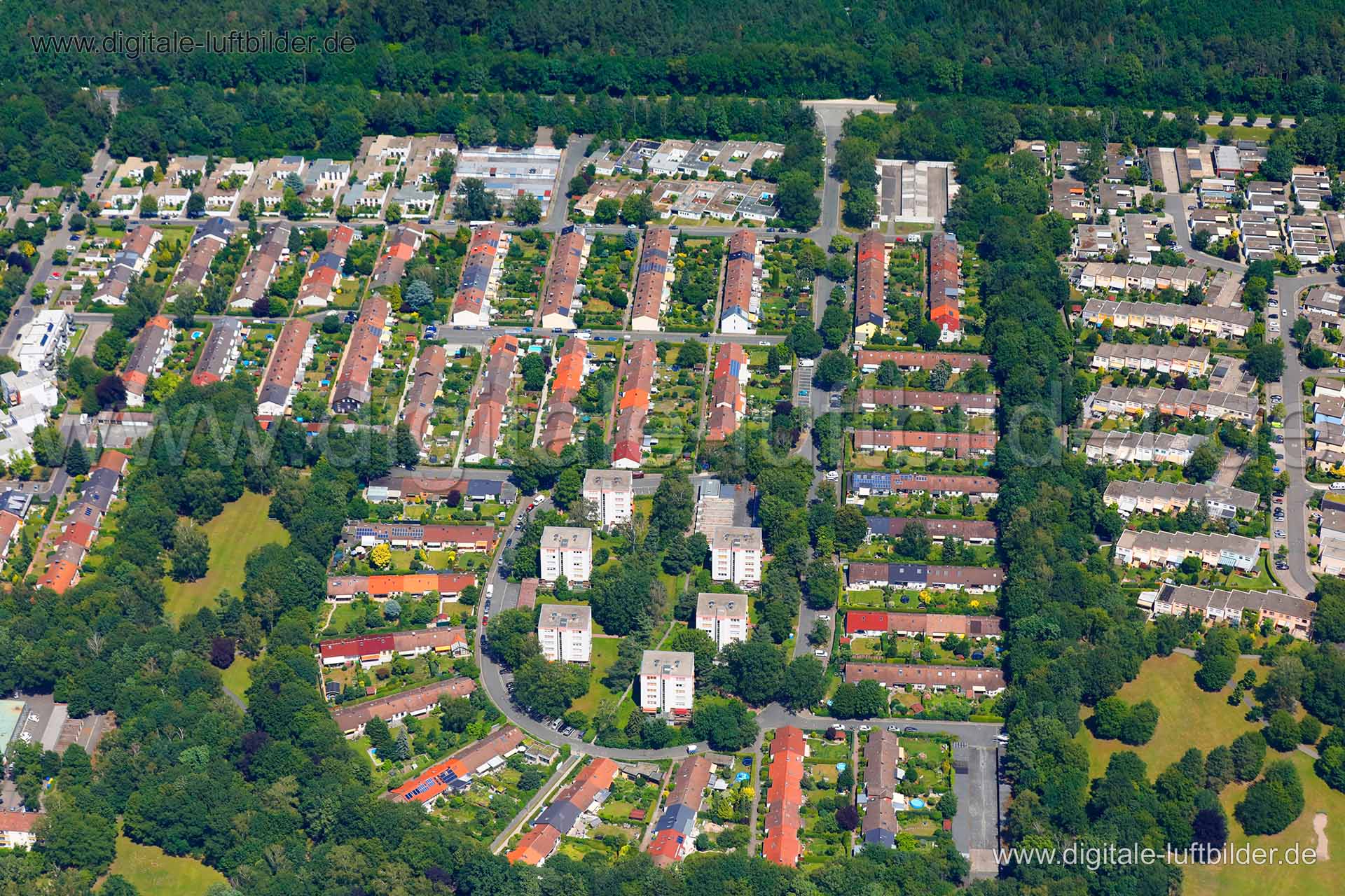 Luftaufnahme Langwasser in Nürnberg | Mittelfranken, Bayern