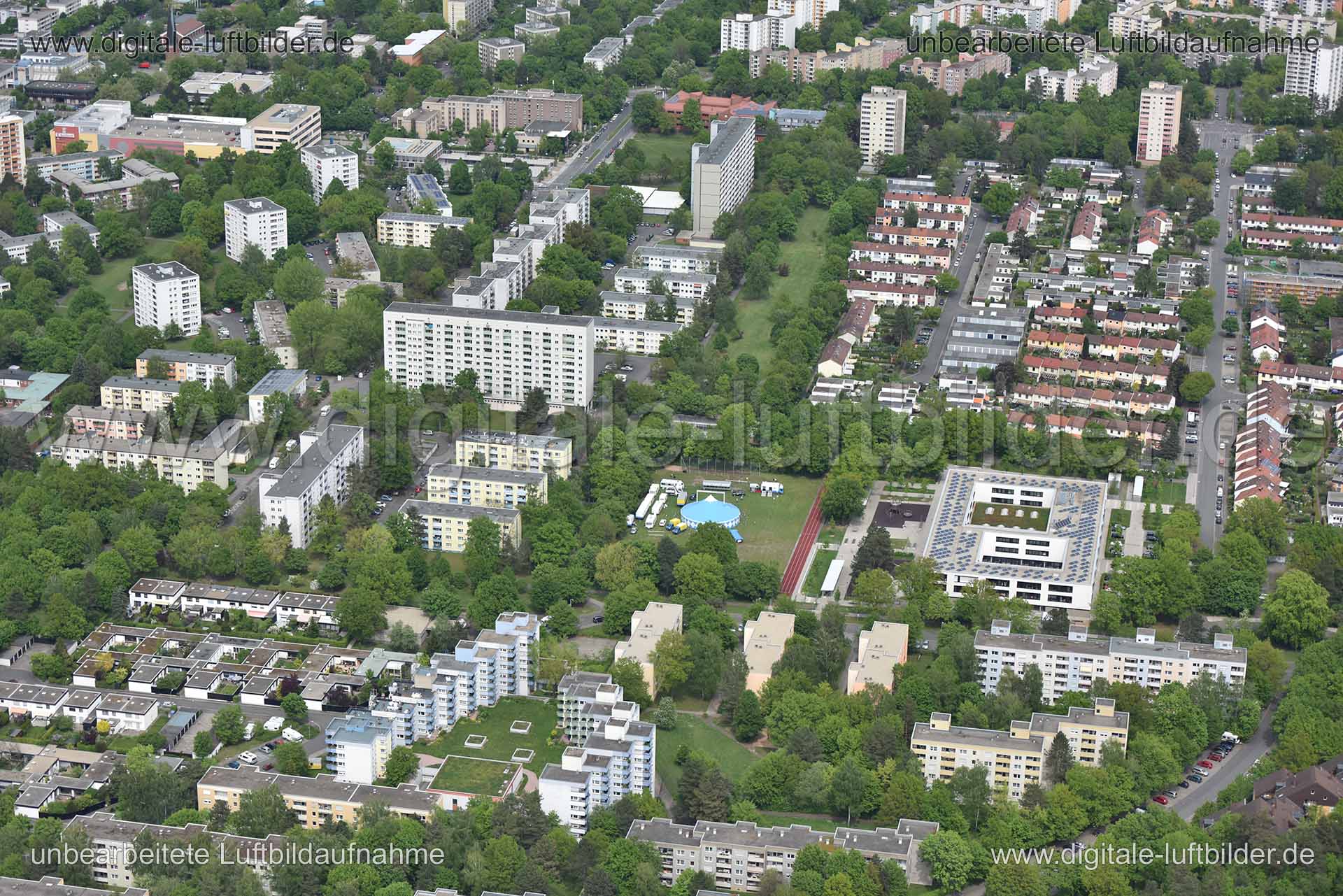 Luftaufnahme Langwasser in Nürnberg | Mittelfranken, Bayern