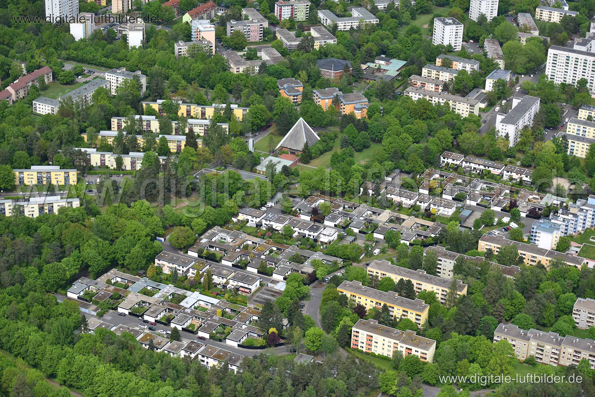 Luftaufnahme Langwasser in Nürnberg | Mittelfranken, Bayern