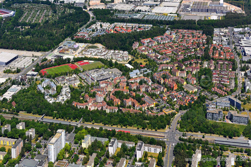 Luftaufnahme Langwasser in Nürnberg | Mittelfranken, Bayern