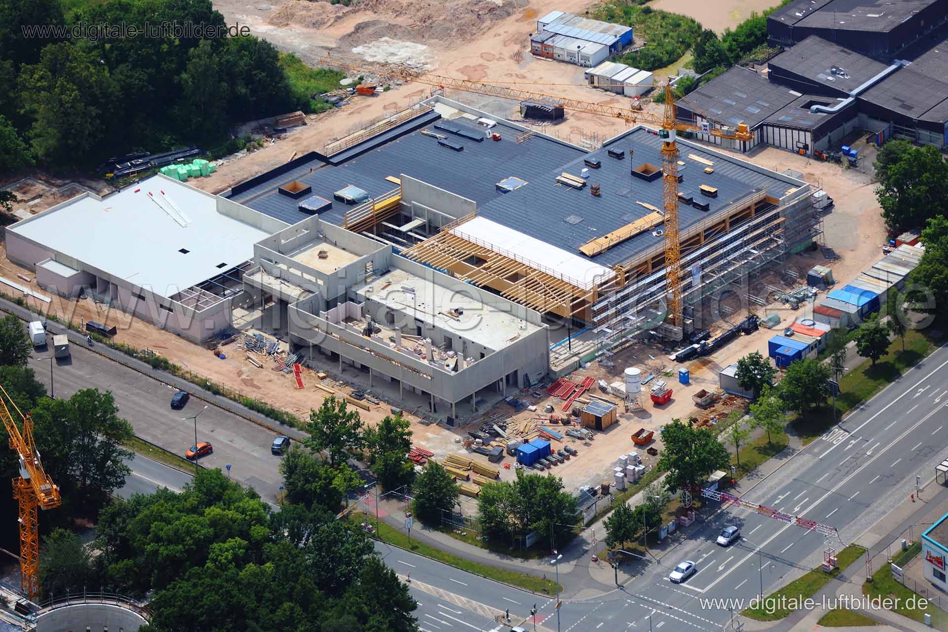 Luftaufnahme Langwasserbad in Nürnberg | Mittelfranken, Bayern