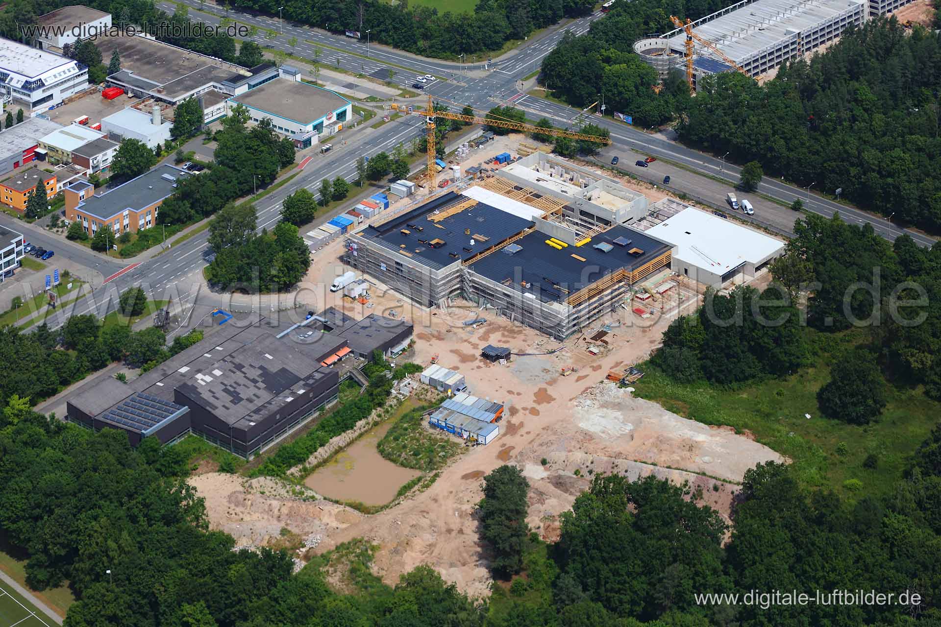 Luftaufnahme Langwasserbad in Nürnberg | Mittelfranken, Bayern