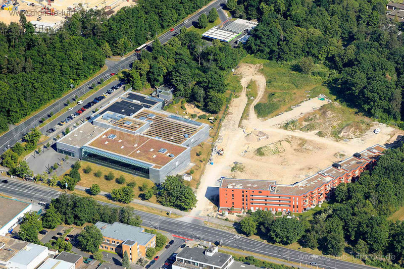 Luftaufnahme Langwasserbad und EichQuartier in Nürnberg | Mittelfranken, Bayern