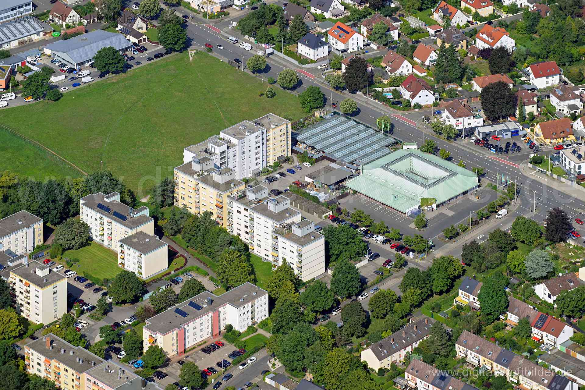 Luftaufnahme Laufamholz in Nürnberg | Mittelfranken, Bayern