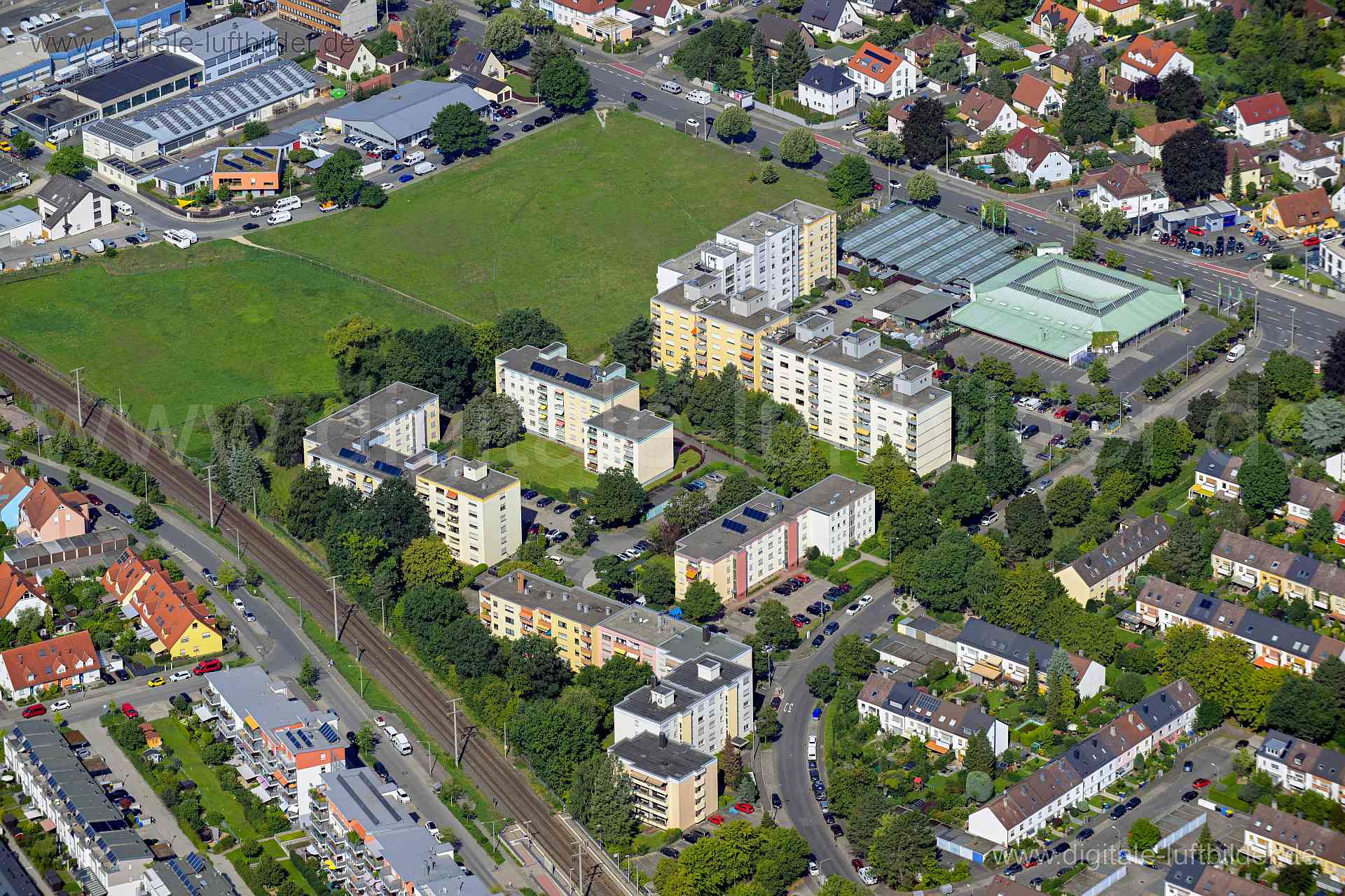 Luftaufnahme Laufamholz in Nürnberg | Mittelfranken, Bayern