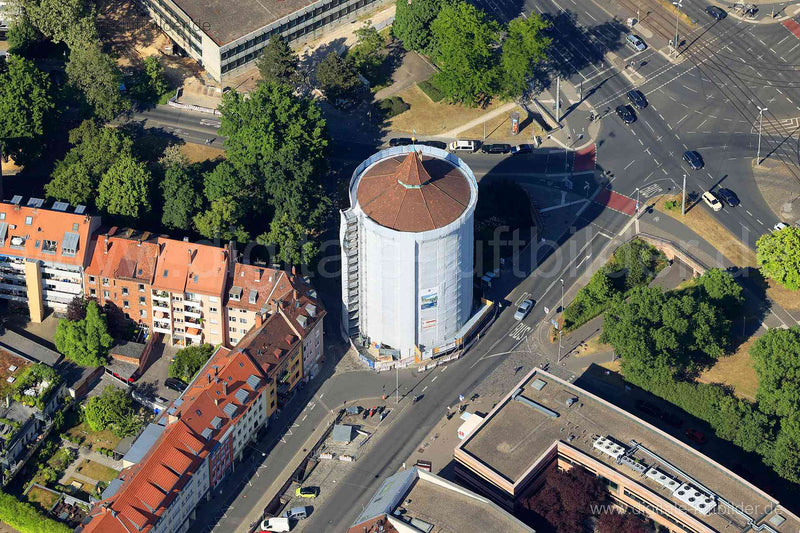 Luftaufnahme Laufer Torturm in Nürnberg | Mittelfranken, Bayern