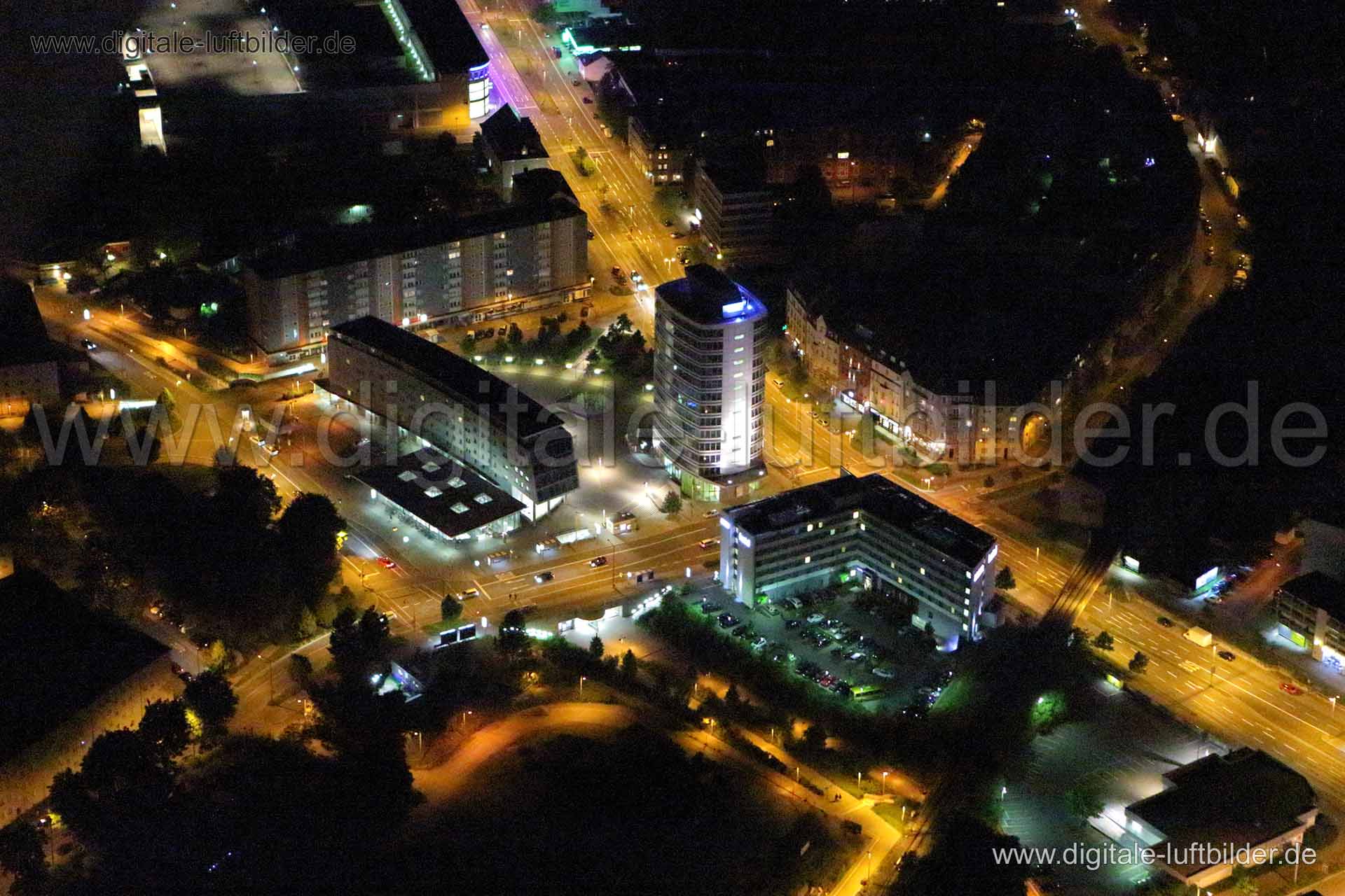 Luftaufnahme Leipziger Platz in Nürnberg | Mittelfranken, Bayern