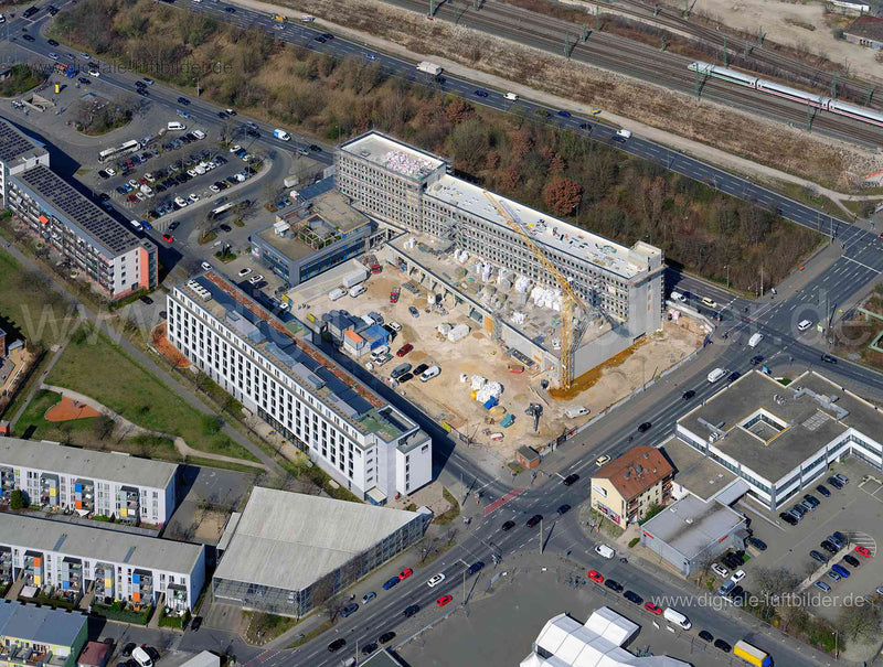 Luftaufnahme Leonhardspark in Nürnberg | Mittelfranken, Bayern