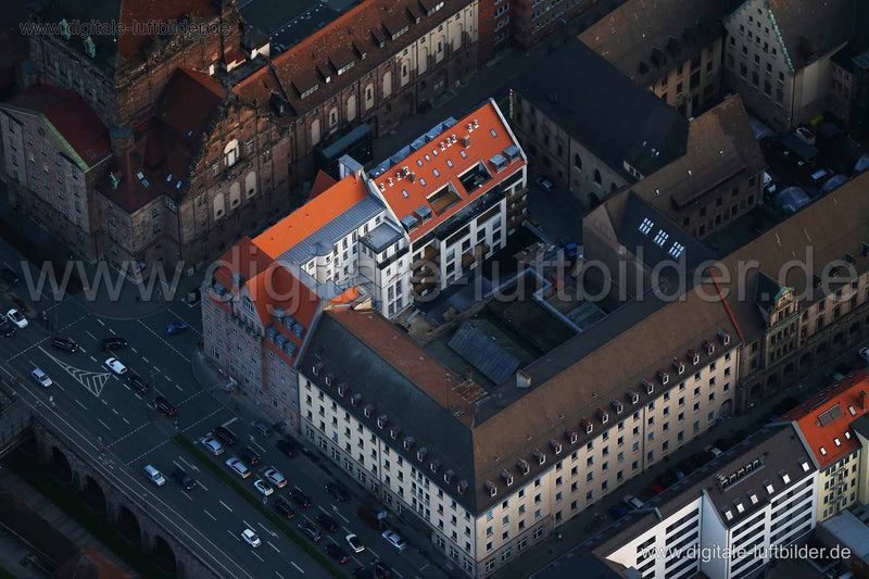 Luftaufnahme Lessingstraße in Nürnberg | Mittelfranken, Bayern