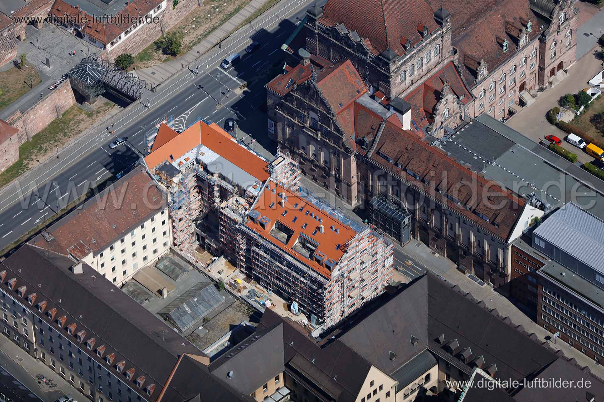 Luftaufnahme Lessingstraße in Nürnberg | Mittelfranken, Bayern