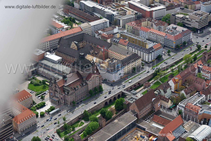 Luftaufnahme Lessingstraße in Nürnberg | Mittelfranken, Bayern