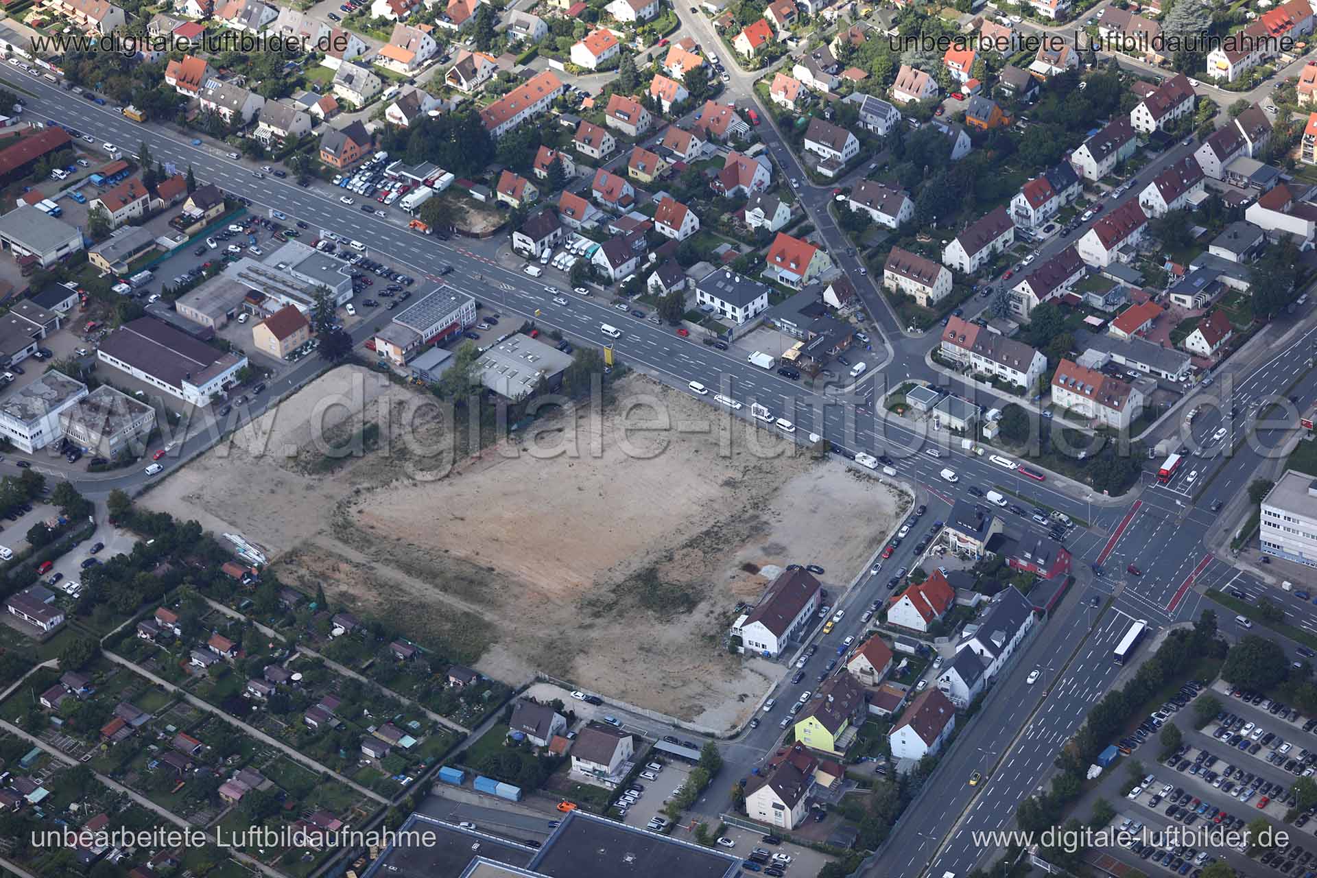 Luftaufnahme Leyher Straße in Nürnberg | Mittelfranken, Bayern