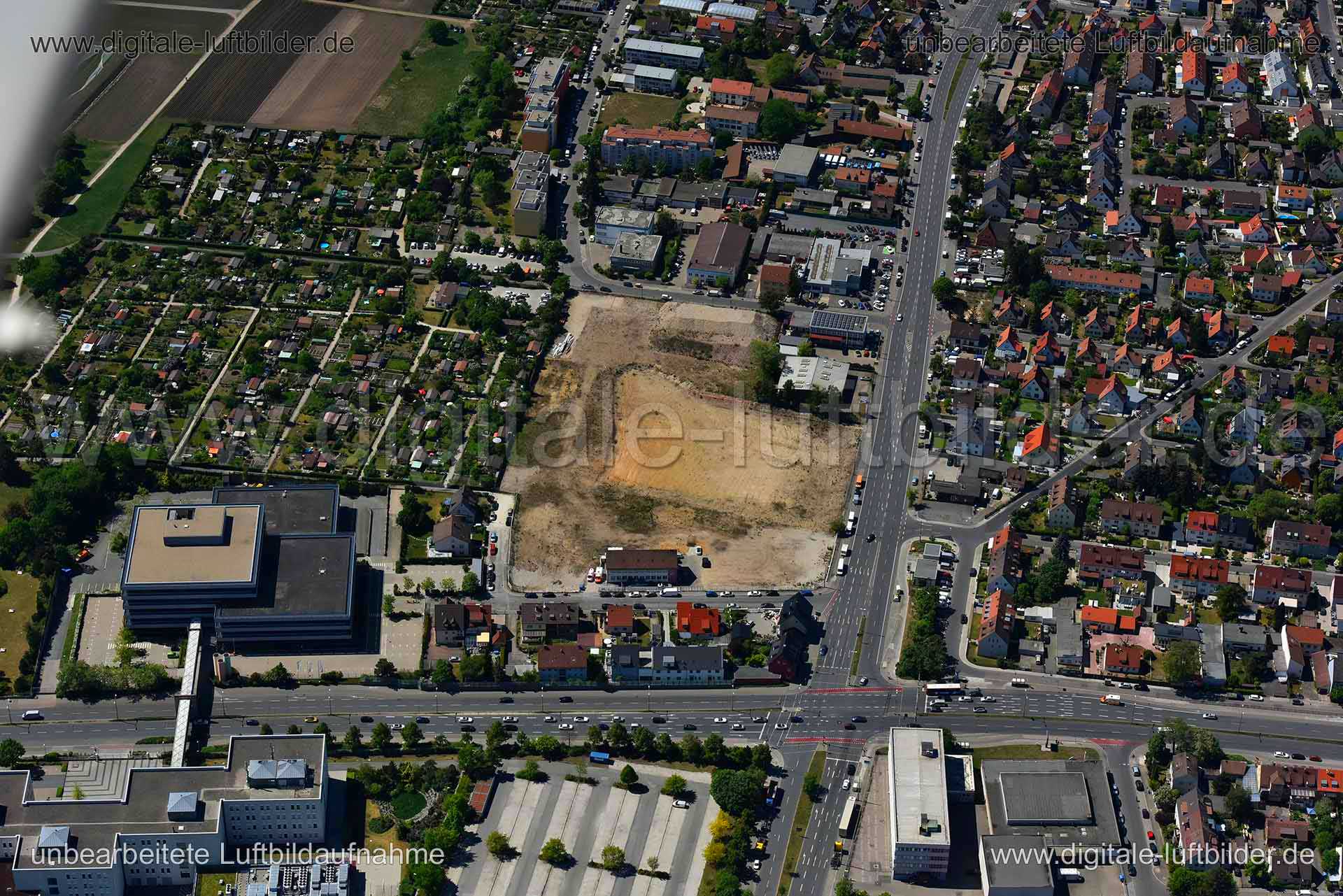 Luftaufnahme Leyher Straße in Nürnberg | Mittelfranken, Bayern