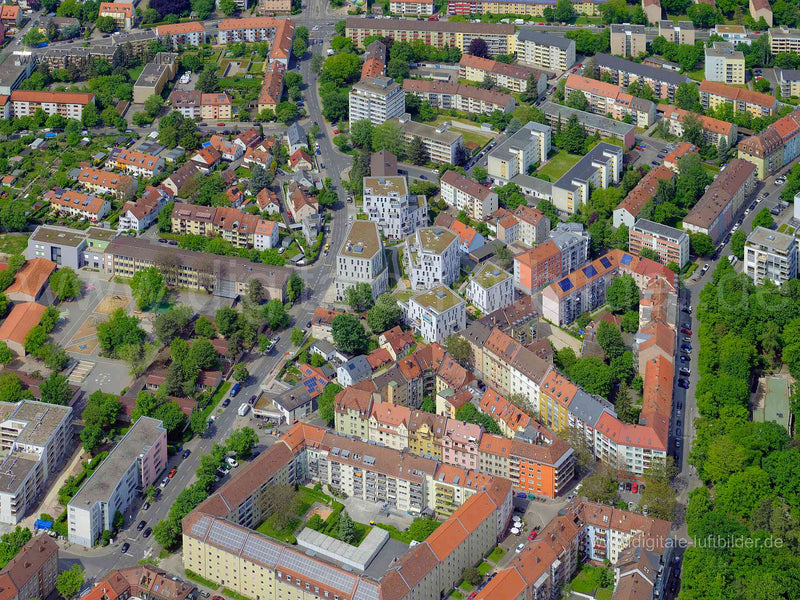 Luftaufnahme Carlina Park in Nürnberg | Mittelfranken, Bayern
