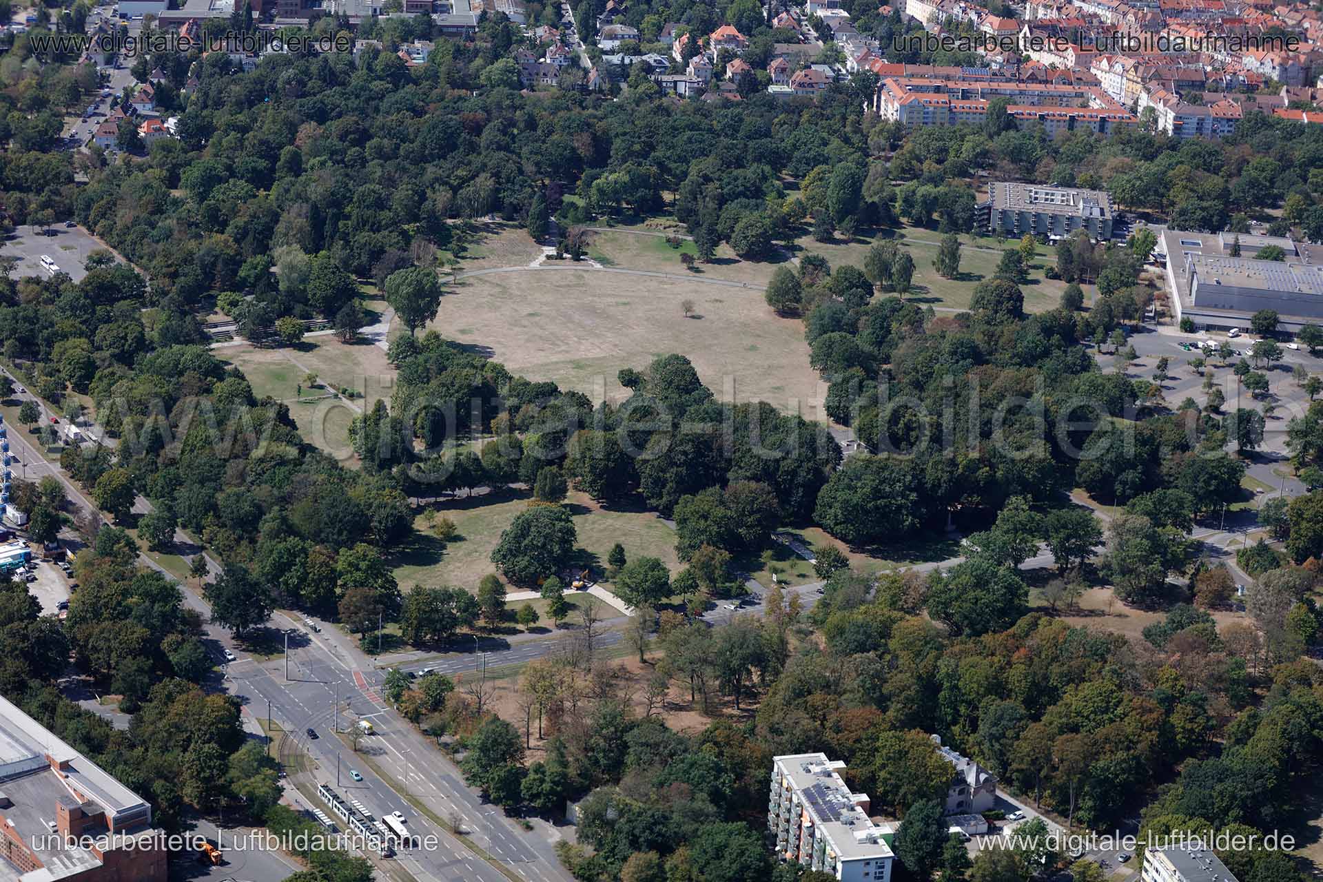 Luftaufnahme Luitpoldhain in Nürnberg | Mittelfranken, Bayern