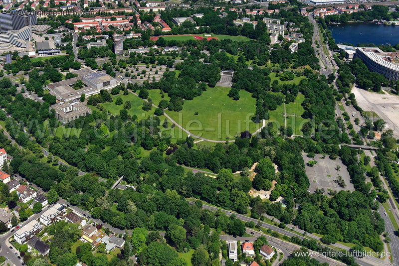 Luftaufnahme Luitpoldhain in Nürnberg | Mittelfranken, Bayern