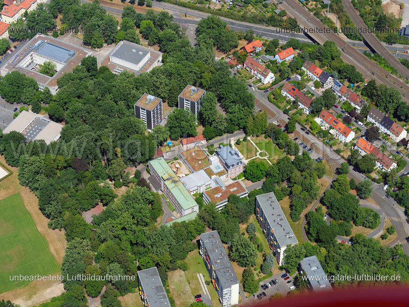 Luftaufnahme Luitpoldpark in Nürnberg | Mittelfranken, Bayern