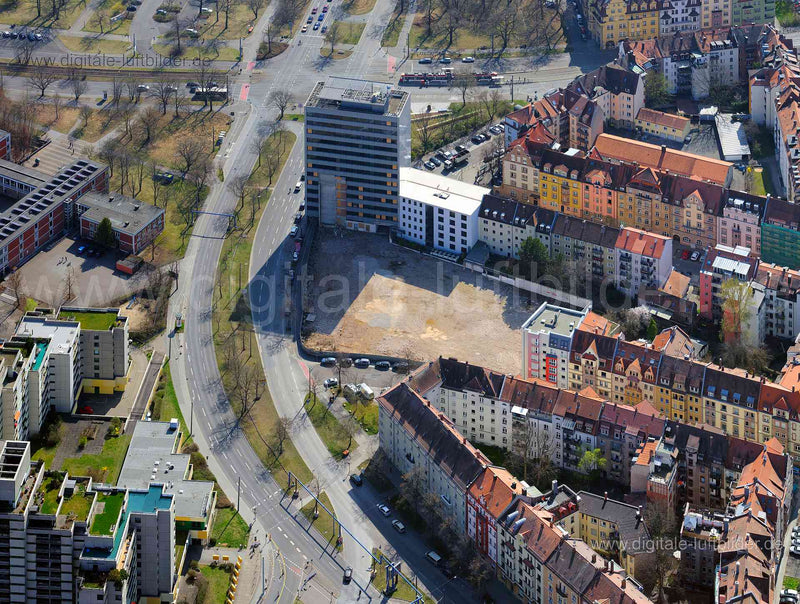 Luftaufnahme Luitpoldviertel in Nürnberg | Mittelfranken, Bayern