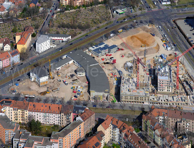 Luftaufnahme Luitpoldviertel in Nürnberg | Mittelfranken, Bayern