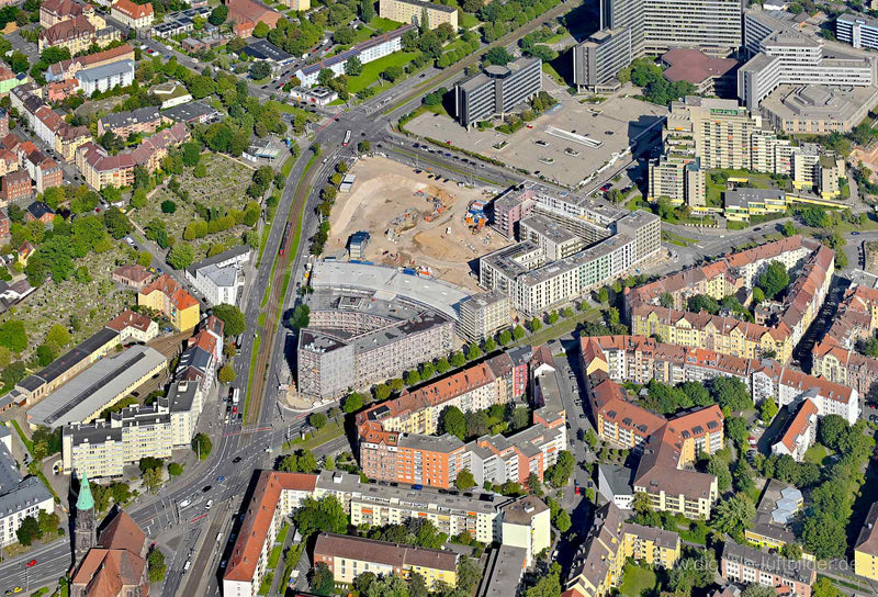 Luftaufnahme Luitpoldviertel in Nürnberg | Mittelfranken, Bayern