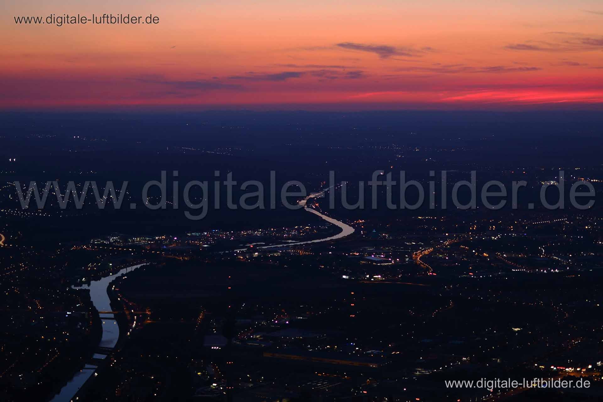 Luftaufnahme Main-Donau-Kanal in Nürnberg | Mittelfranken, Bayern