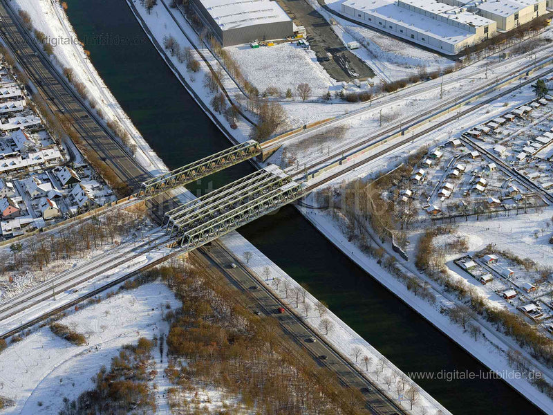 Luftaufnahme Main-Donau-Kanal in Nürnberg | Mittelfranken, Bayern