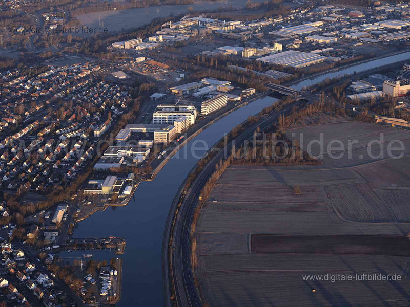Luftaufnahme Main-Donau-Kanal in Nürnberg | Mittelfranken, Bayern
