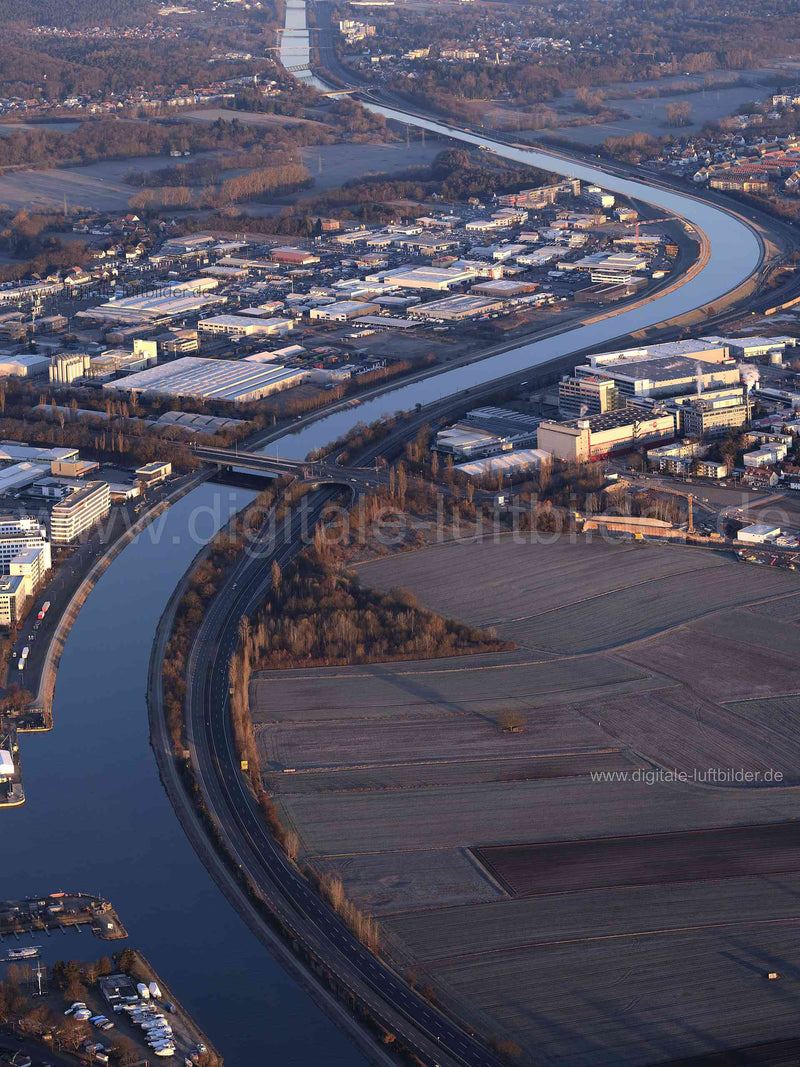 Luftaufnahme Main-Donau-Kanal in Nürnberg | Mittelfranken, Bayern
