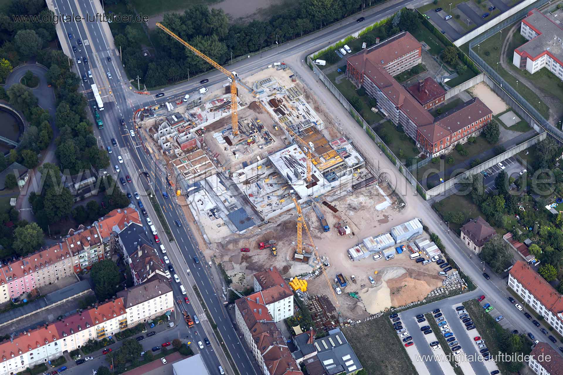 Luftaufnahme Mannertstraße in Nürnberg | Mittelfranken, Bayern