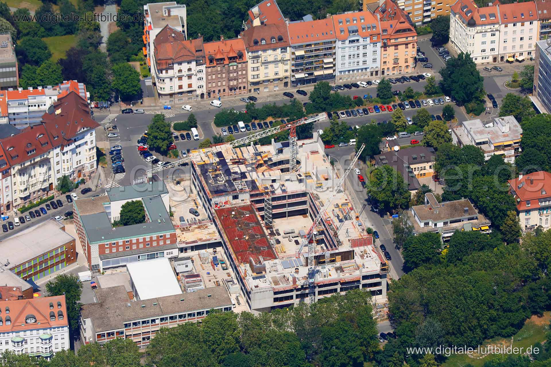 Luftaufnahme Maria-Ward-Schule in Nürnberg | Mittelfranken, Bayern