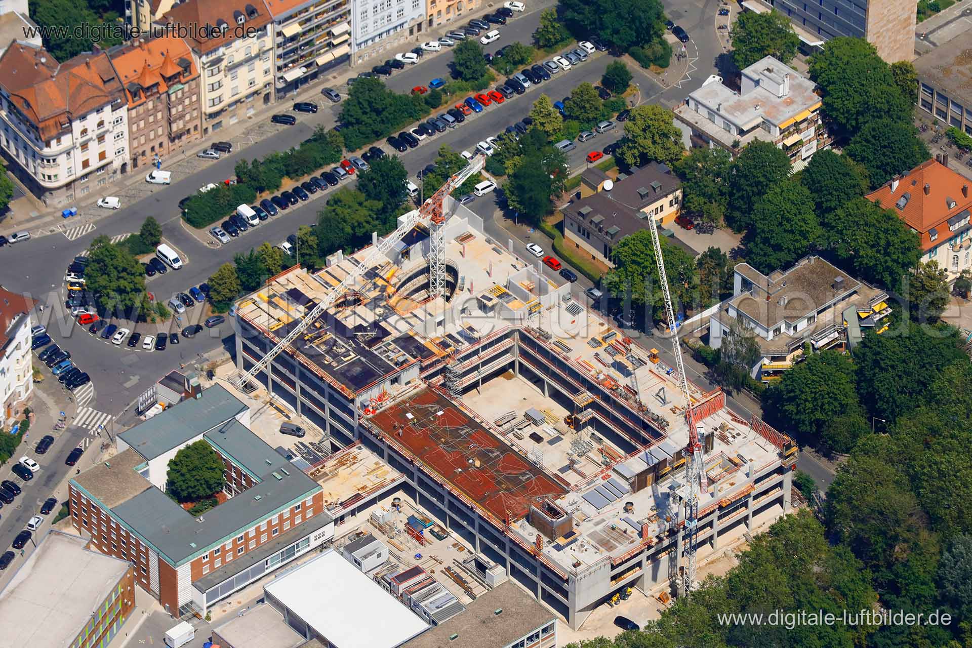 Luftaufnahme Maria-Ward-Schule in Nürnberg | Mittelfranken, Bayern