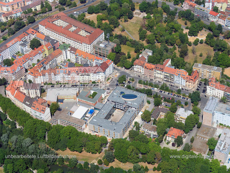 Luftaufnahme Maria-Ward-Schule in Nürnberg | Mittelfranken, Bayern